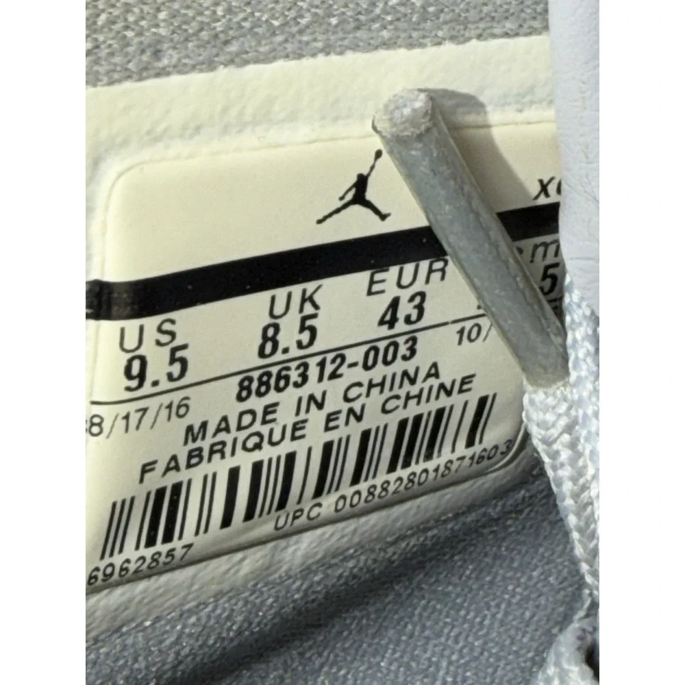 Nike Air Jordan Heritage Mens Size 9.5 Grey‎ Black Basketball Shoes Sneakers